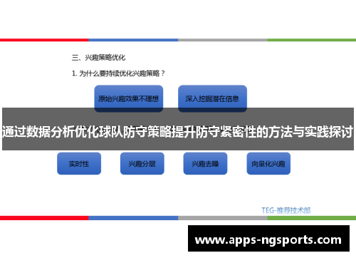 通过数据分析优化球队防守策略提升防守紧密性的方法与实践探讨